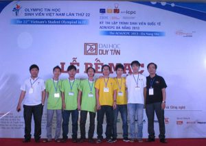 Sinh viên Khoa CNTT đạt giải Olympic tin học sinh viên toàn quốc 2013