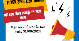 THÔNG BÁO XÉT TUYỂN ĐẠI HỌC LIÊN THÔNG CỦA TRƯỜNG ĐH CÔNG NGHIỆP TP.HCM (IUH)