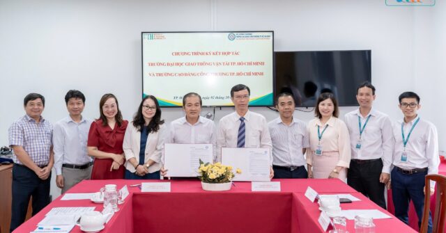 Trường Cao đẳng Công Thương TP. Hồ Chí Minh ký kết hợp tác đào tạo  với Trường Đại học Giao thông vận tải TP. Hồ Chí Minh