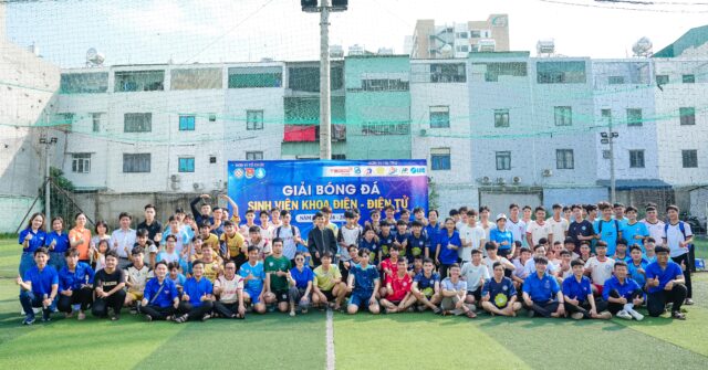 KHAI MẠC GIẢI BÓNG ĐÁ SINH VIÊN KHOA ĐIỆN – ĐIỆN TỬ HITC NĂM HỌC 2024 – 2025