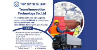 Chương trình thực tập có lương tại Đài Loan – Ngành Logistics/ Xuất nhập khẩu/ Thương mại điện tử