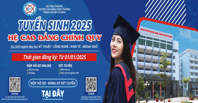 Thông báo tuyển sinh Cao đẳng chính quy 2025