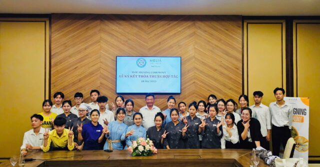 Lễ Ký Kết Hợp Tác Đào Tạo Giữa Trường Cao Đẳng Công Thương TP.HCM Và Khách Sạn Melia Vinpearl Phú Quốc
