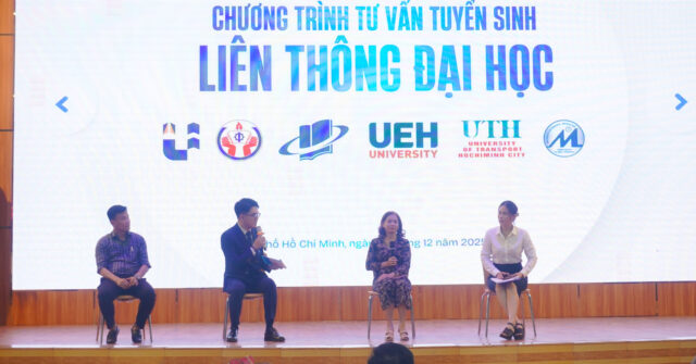 Tổng kết chương tr&igrave;nh tư vấn tuyển sinh li&ecirc;n th&ocirc;ng đại học năm 2025 tại Trường Cao đẳng C&ocirc;ng Thương TP.HCM