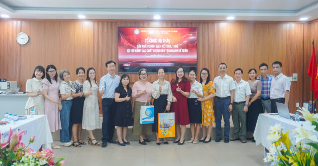 Hội thảo Cập nhật ch&iacute;nh s&aacute;ch kế to&aacute;n, thuế: Cơ hội n&acirc;ng cao chất lượng đ&agrave;o tạo ng&agrave;nh Kế to&aacute;n