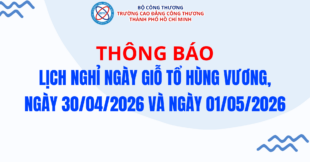 TH&Ocirc;NG B&Aacute;O: Về việc nghỉ ng&agrave;y Giỗ Tổ H&ugrave;ng Vương, ng&agrave;y Chiến thắng v&agrave; ng&agrave;y Quốc tế Lao động năm 2026